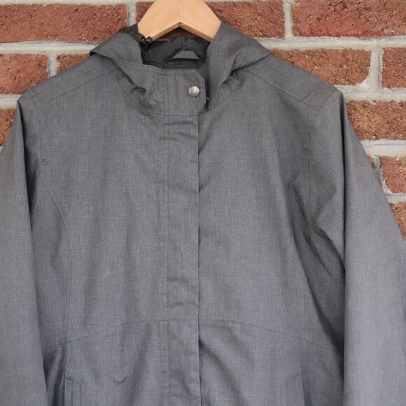 eddie bauer coat / jacket * size large * womens * gray * hooded * euc - Picture 6 of 16